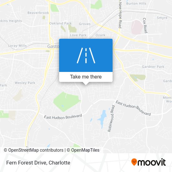 Fern Forest Drive map