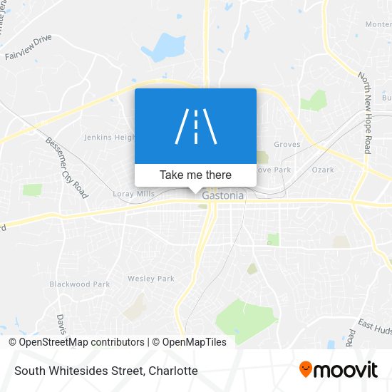 Mapa de South Whitesides Street