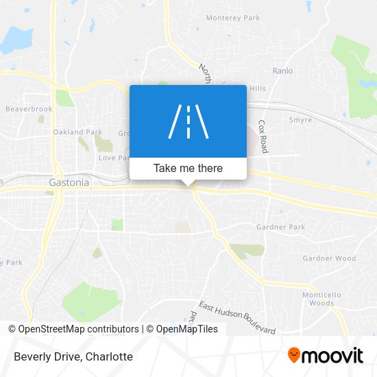 Mapa de Beverly Drive