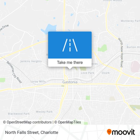 North Falls Street map