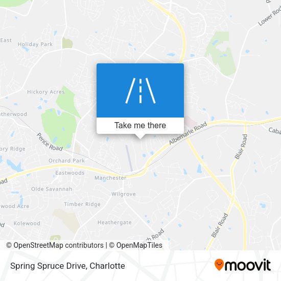 Mapa de Spring Spruce Drive