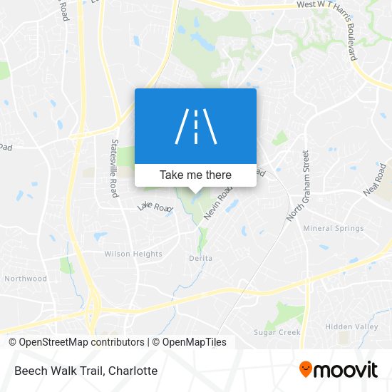Mapa de Beech Walk Trail