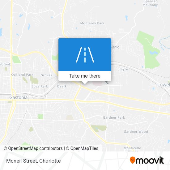 Mapa de Mcneil Street