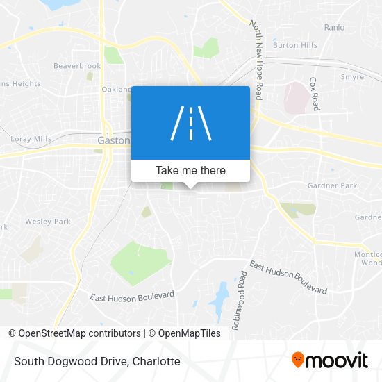South Dogwood Drive map