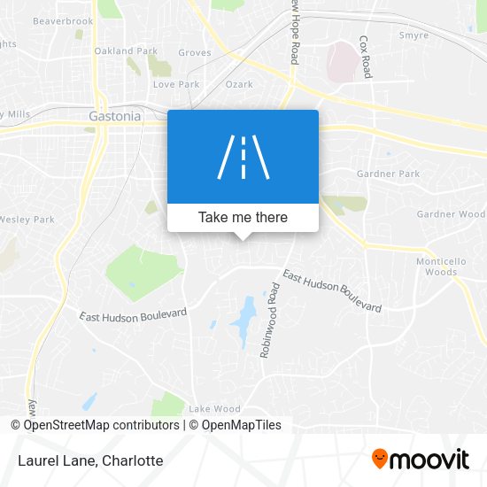 Mapa de Laurel Lane