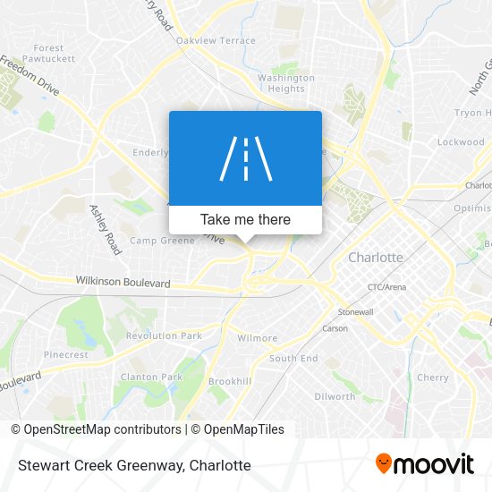 Stewart Creek Greenway map