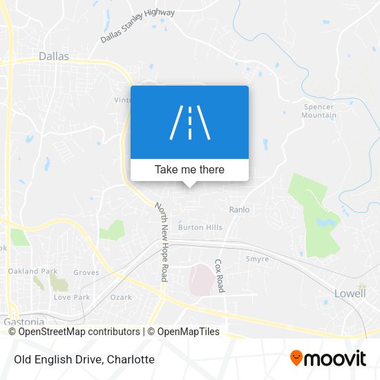 Mapa de Old English Drive