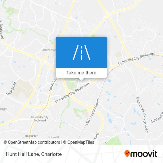 Mapa de Hunt Hall Lane