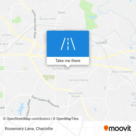 Rosemary Lane map