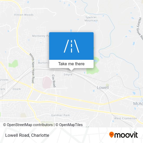 Mapa de Lowell Road