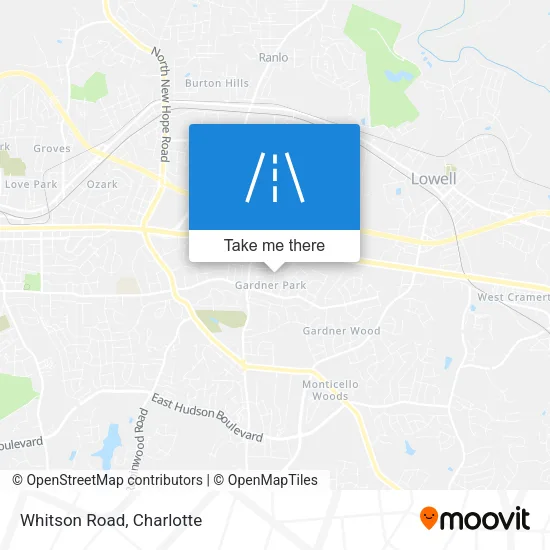 Whitson Road map