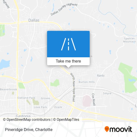 Mapa de Pineridge Drive