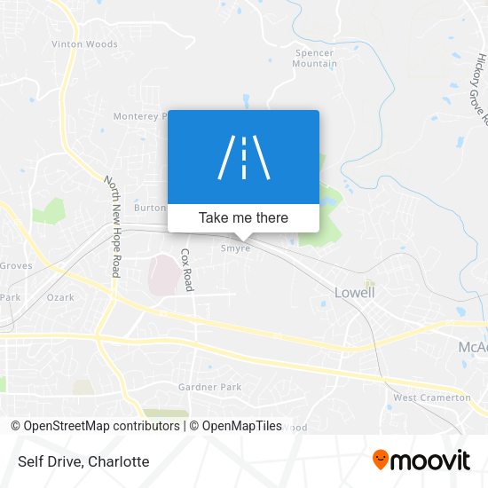 Mapa de Self Drive
