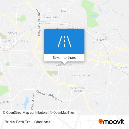 Mapa de Bridle Path Trail