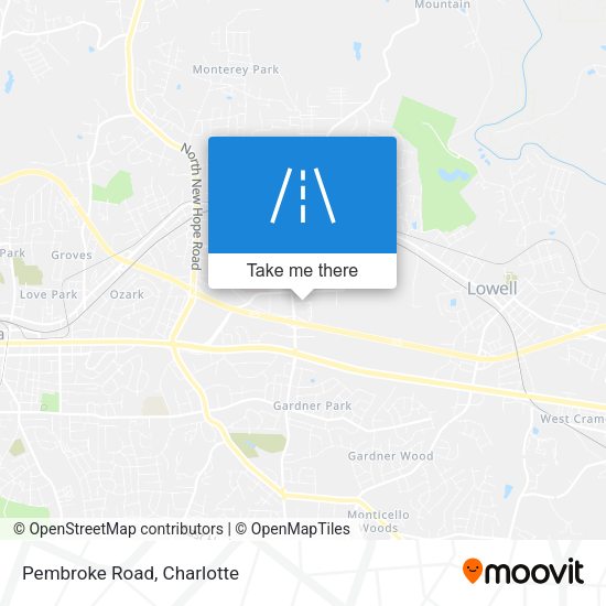 Pembroke Road map