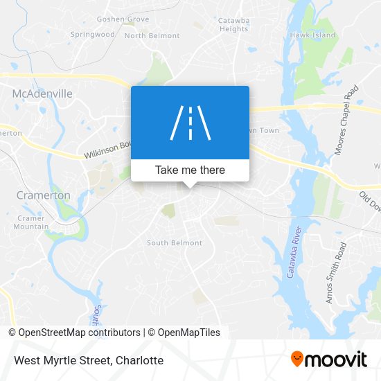 Mapa de West Myrtle Street