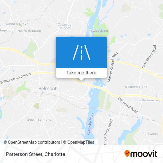 Patterson Street map
