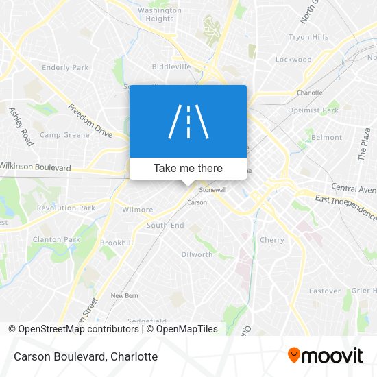Carson Boulevard map