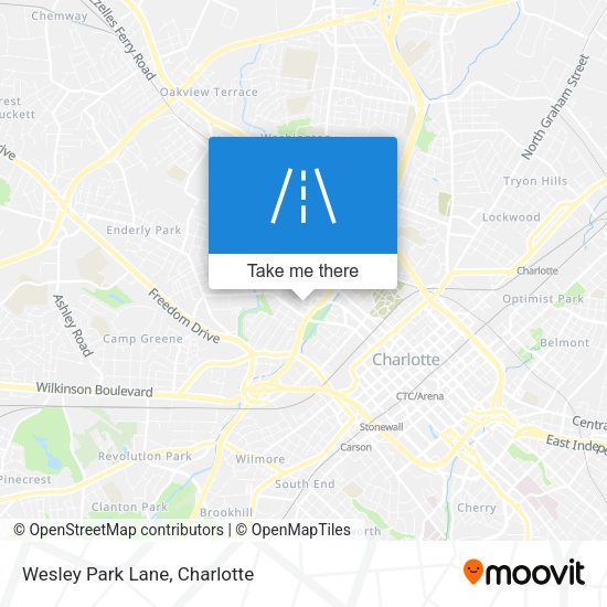 Mapa de Wesley Park Lane