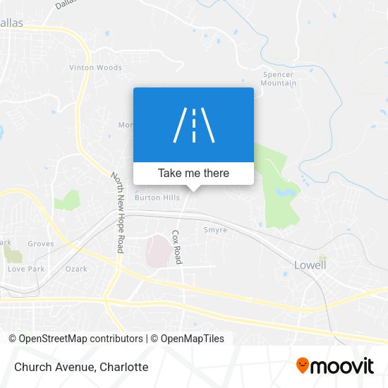 Mapa de Church Avenue