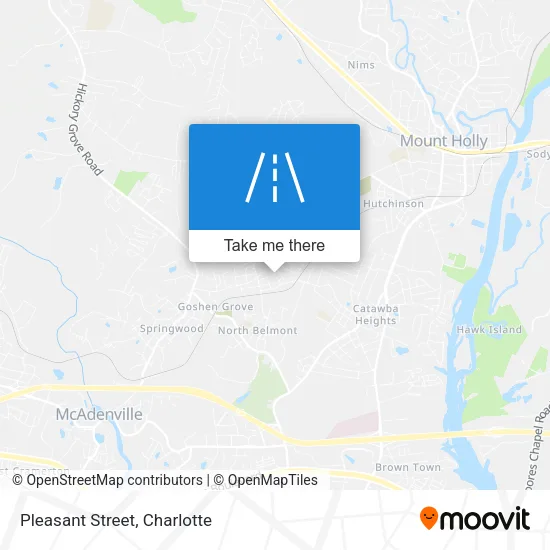 Pleasant Street map