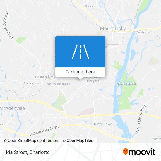 Mapa de Ida Street