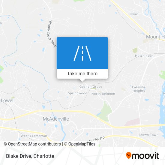 Mapa de Blake Drive