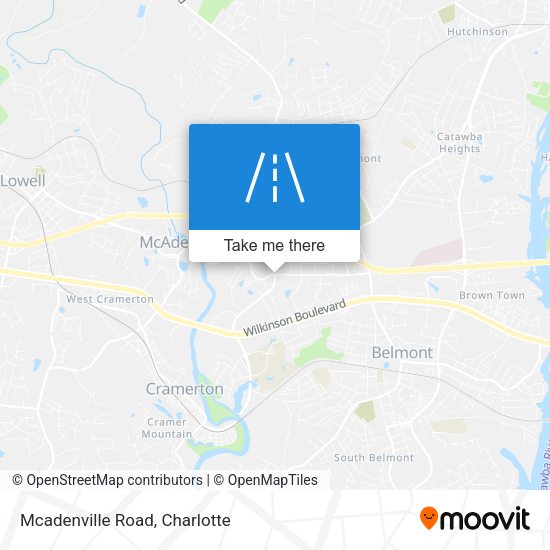 Mapa de Mcadenville Road