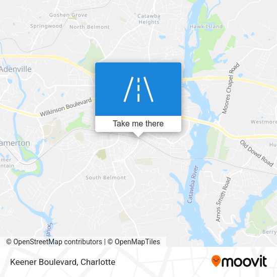 Keener Boulevard map