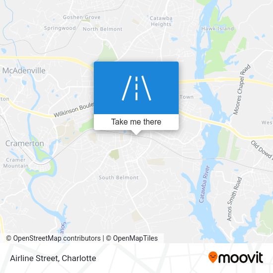 Mapa de Airline Street