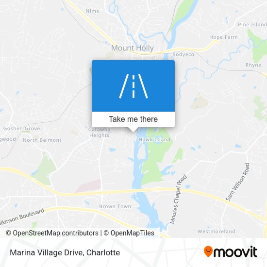 Marina Village Drive map