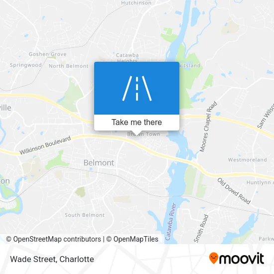Wade Street map