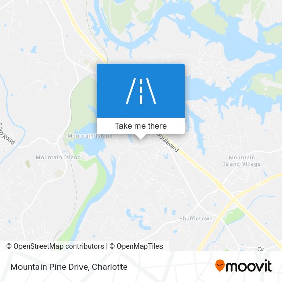Mountain Pine Drive map