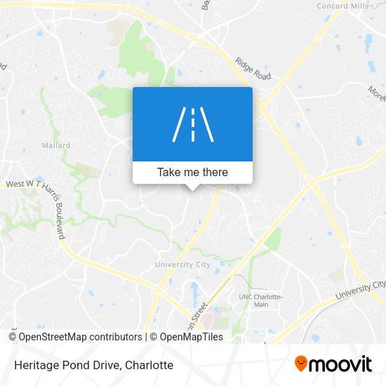 Heritage Pond Drive map