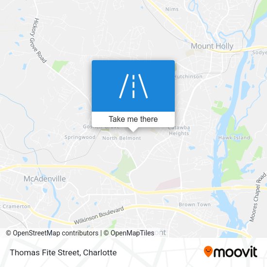 Thomas Fite Street map