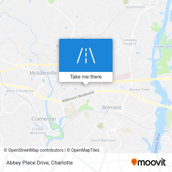 Abbey Place Drive map
