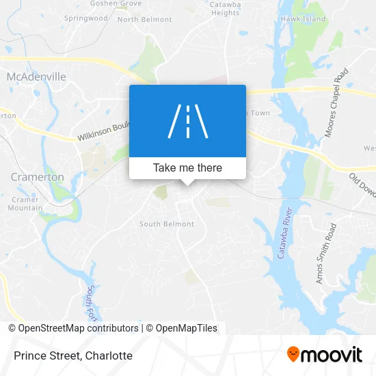 Prince Street map