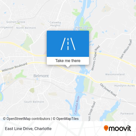 Mapa de East Line Drive