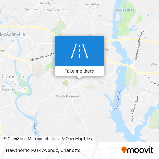 Mapa de Hawthorne Park Avenue