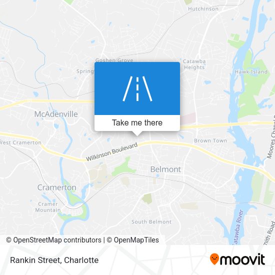 Mapa de Rankin Street