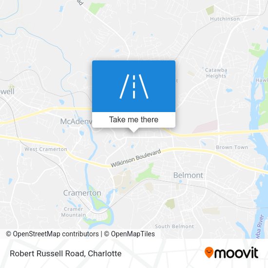 Mapa de Robert Russell Road
