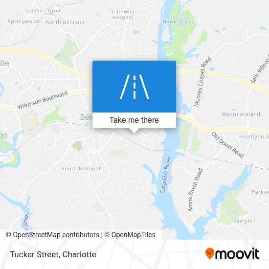 Tucker Street map