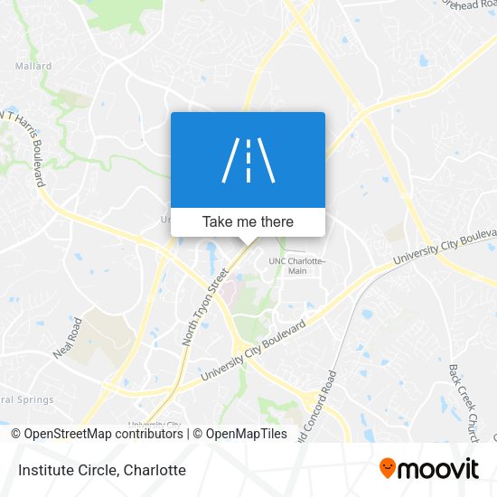 Institute Circle map