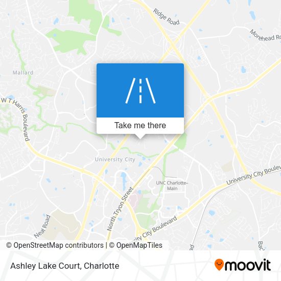 Mapa de Ashley Lake Court