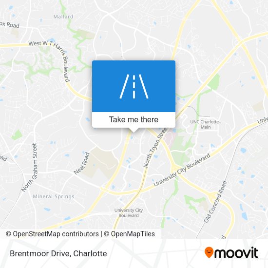 Mapa de Brentmoor Drive