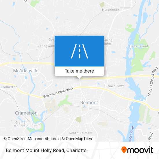 Mapa de Belmont Mount Holly Road