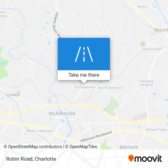 Mapa de Robin Road