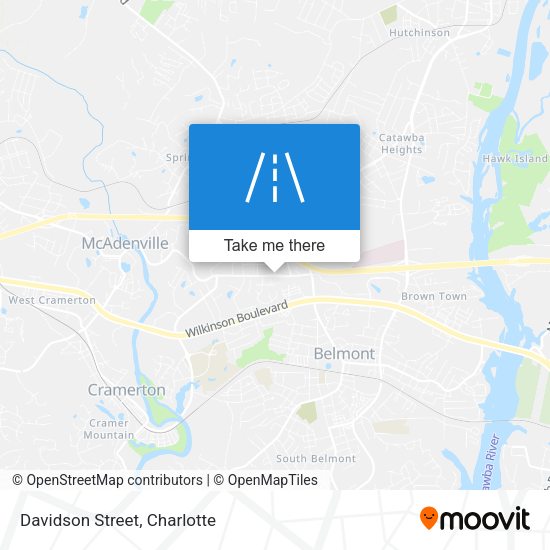 Mapa de Davidson Street