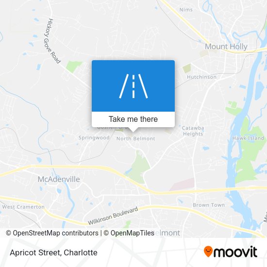 Mapa de Apricot Street