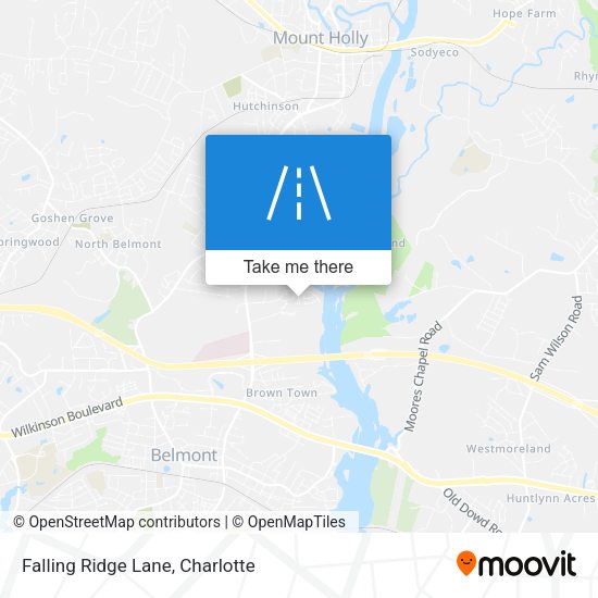 Mapa de Falling Ridge Lane